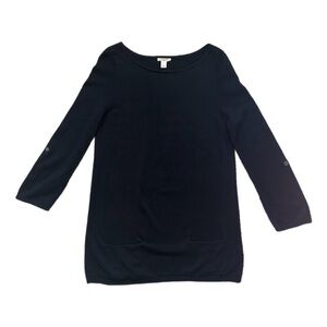 Caslon Black Long Sleeve Dress